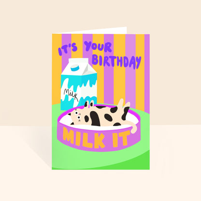 Milk It - Carte d'anniversaire