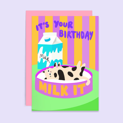 Milk It - Carte d'anniversaire