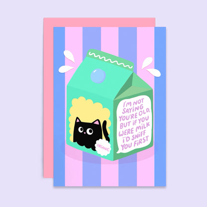 Lait - Carte d'anniversaire