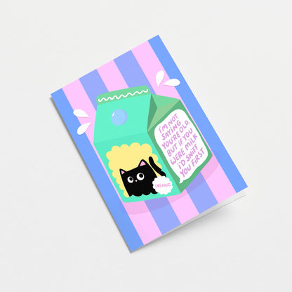 Lait - Carte d'anniversaire