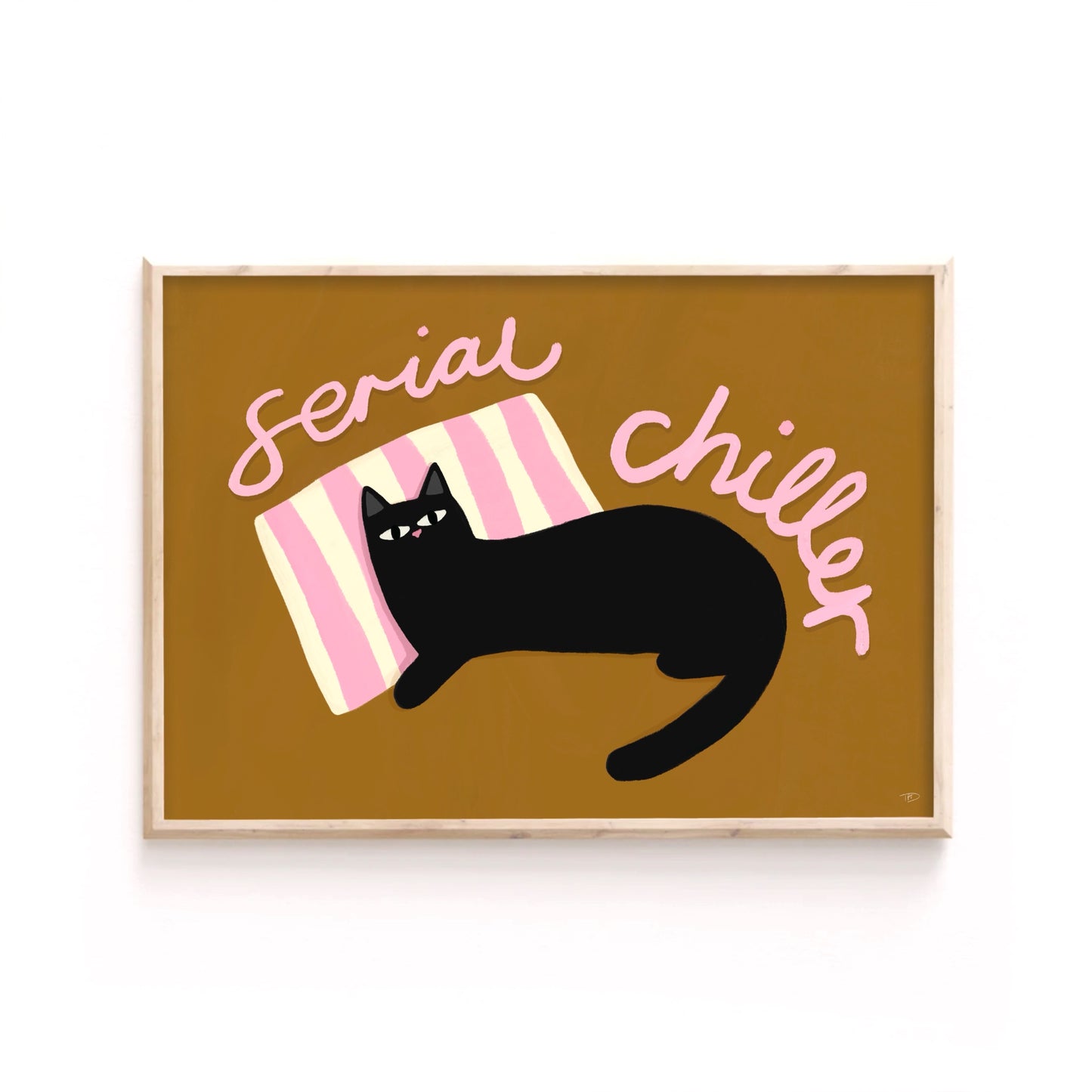 Serial Chiller - Impression d'art drôle de chat