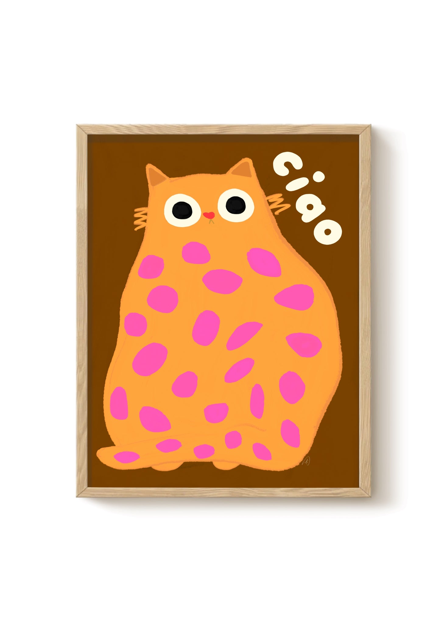 Ciao- Cat Art Print