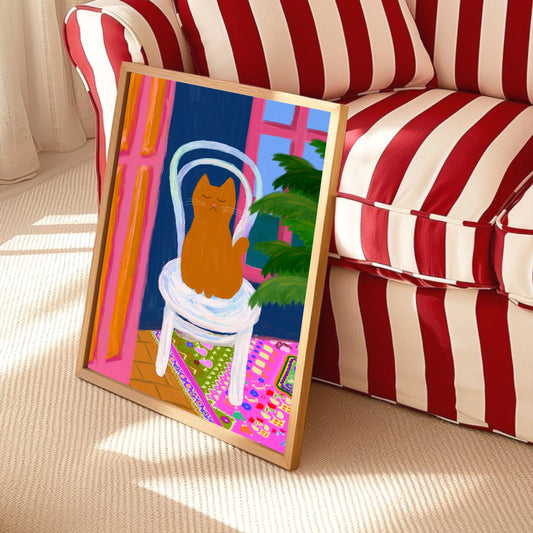 The White Chair print