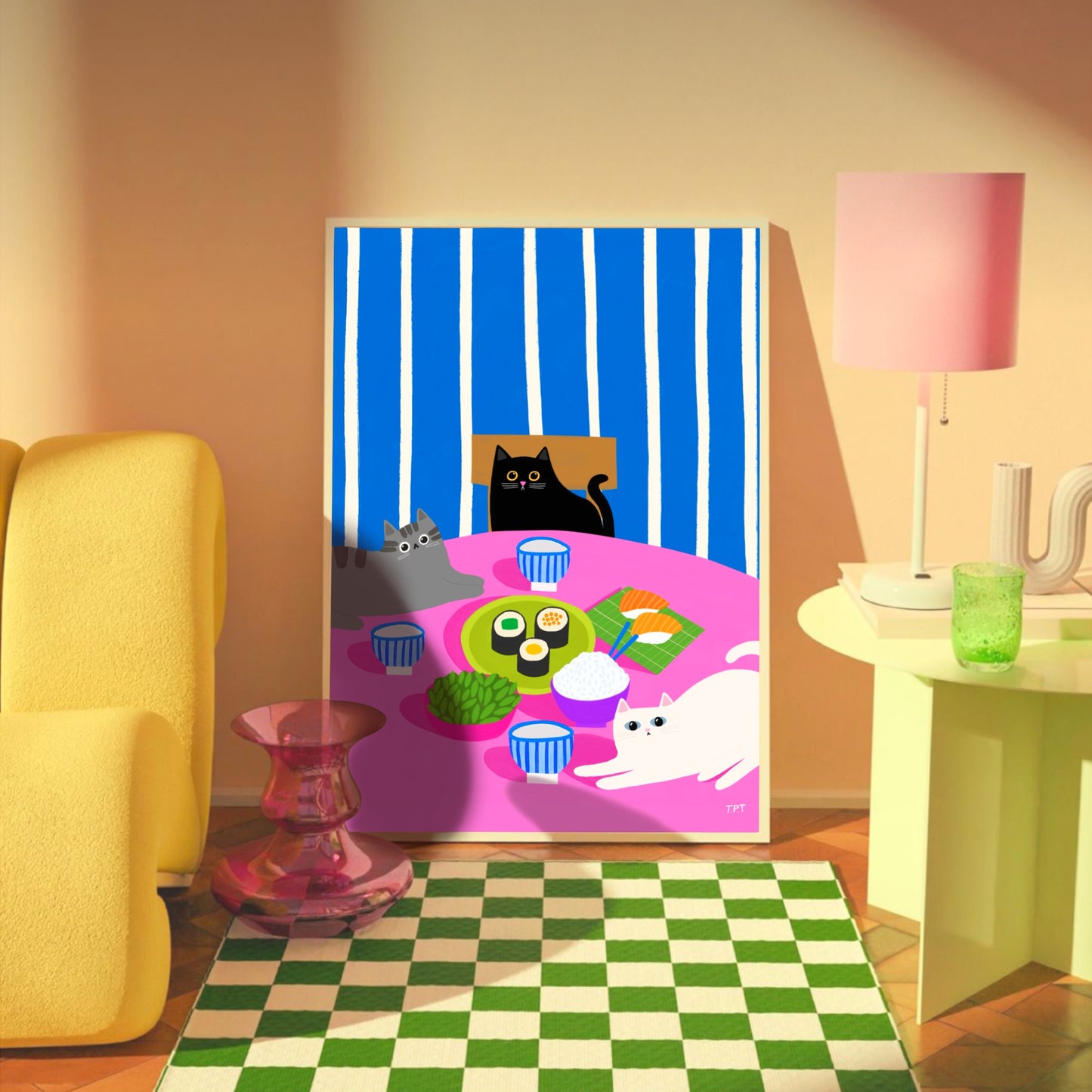 Cats Do Sushi print