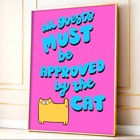 Cat Approval print