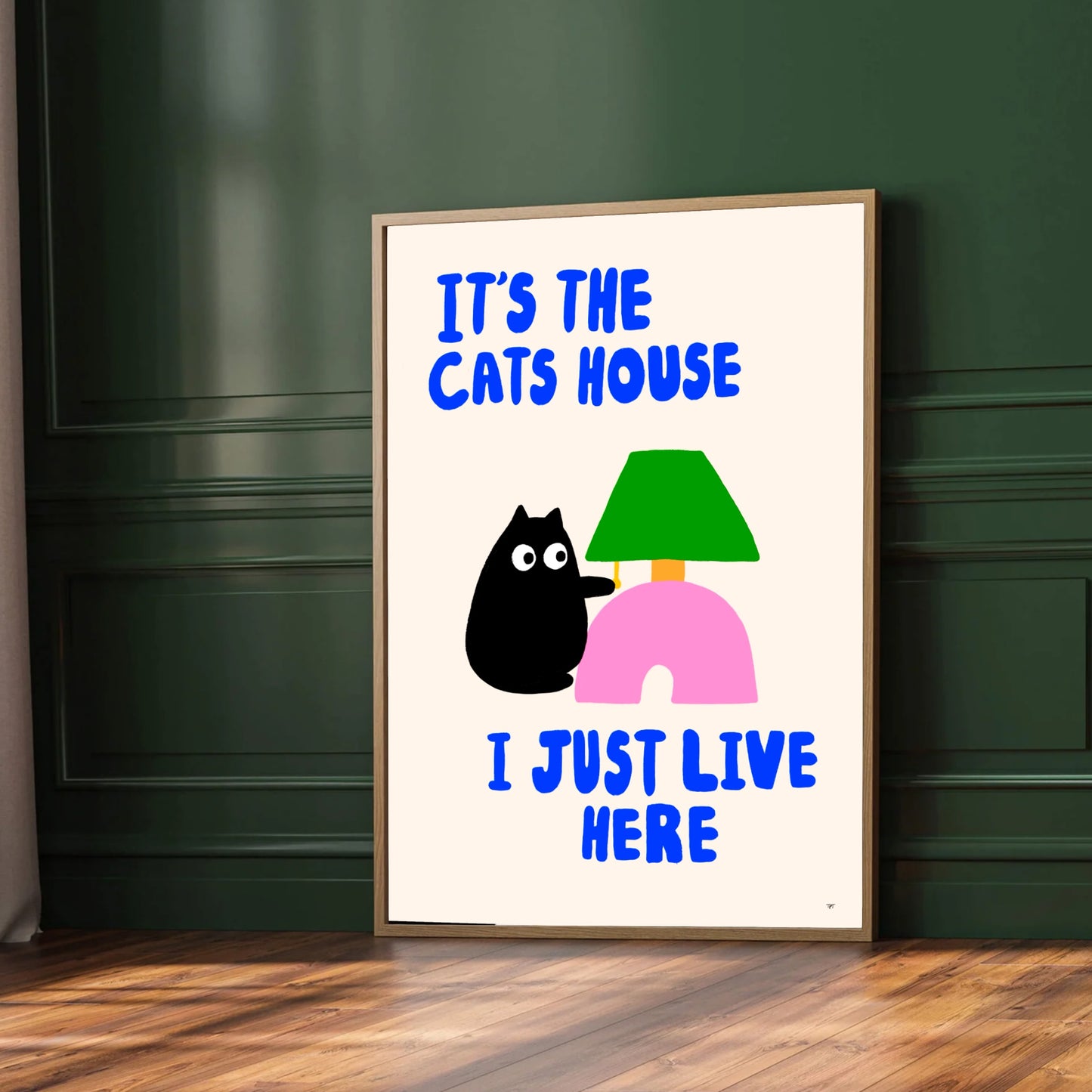 Cats House print