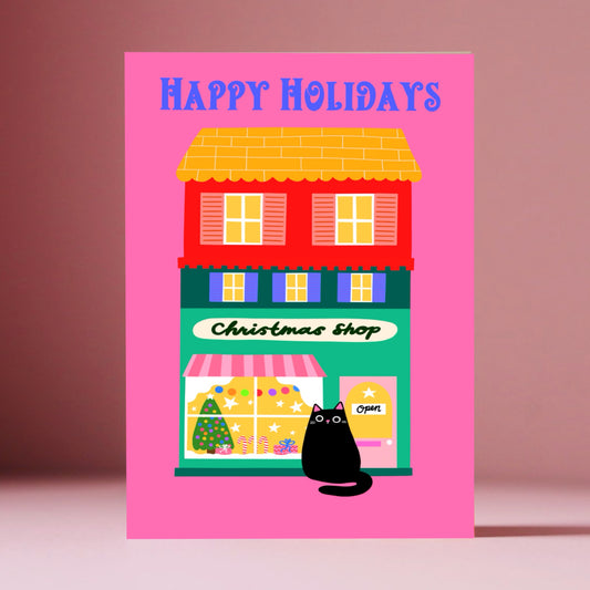 Happy Holidays Christmas Card