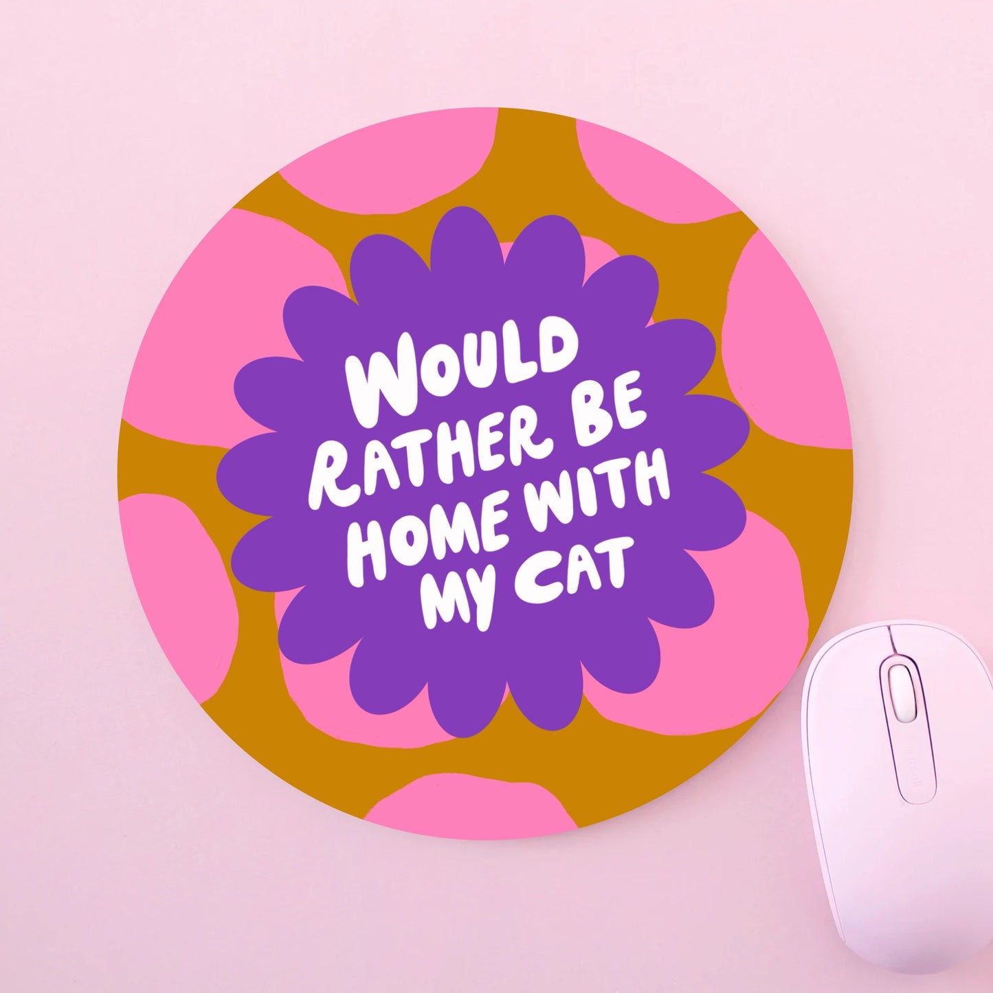 Home With My Cat - Mouse Pad