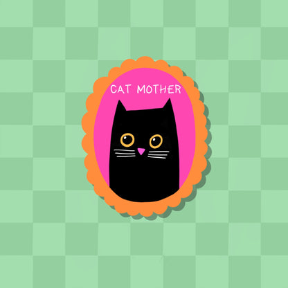 Cat Mother Vinyl Sticker