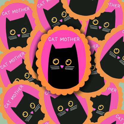 Cat Mother Vinyl Sticker