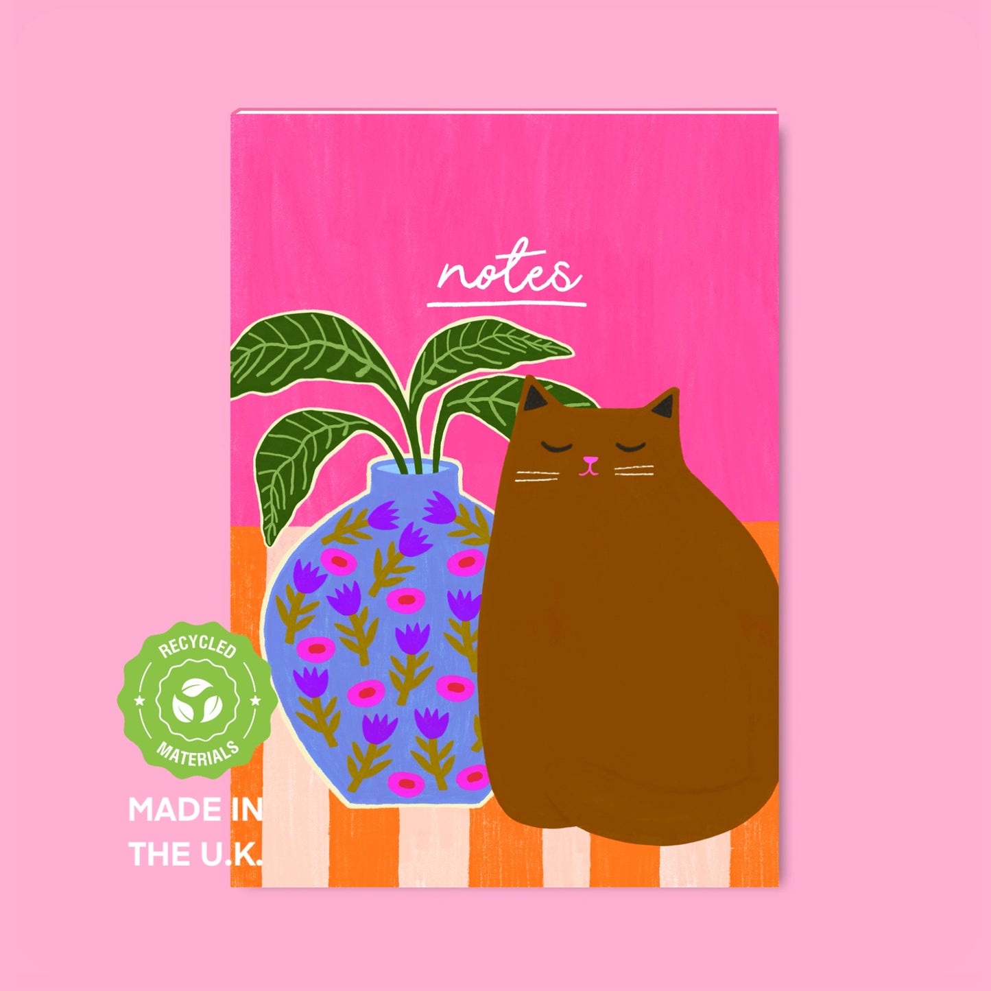 Brown Cat - Notebook