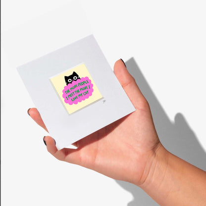 Love My Cat - Mini Mounted Print