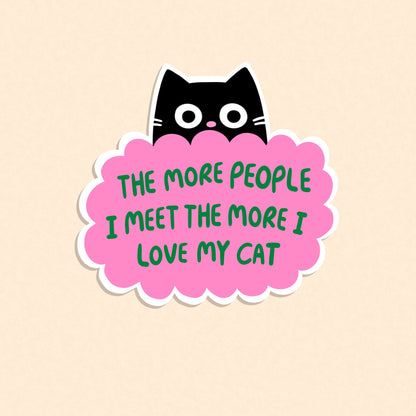I Love My Cat - Vinyl Sticker