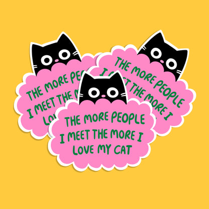 I Love My Cat - Vinyl Sticker