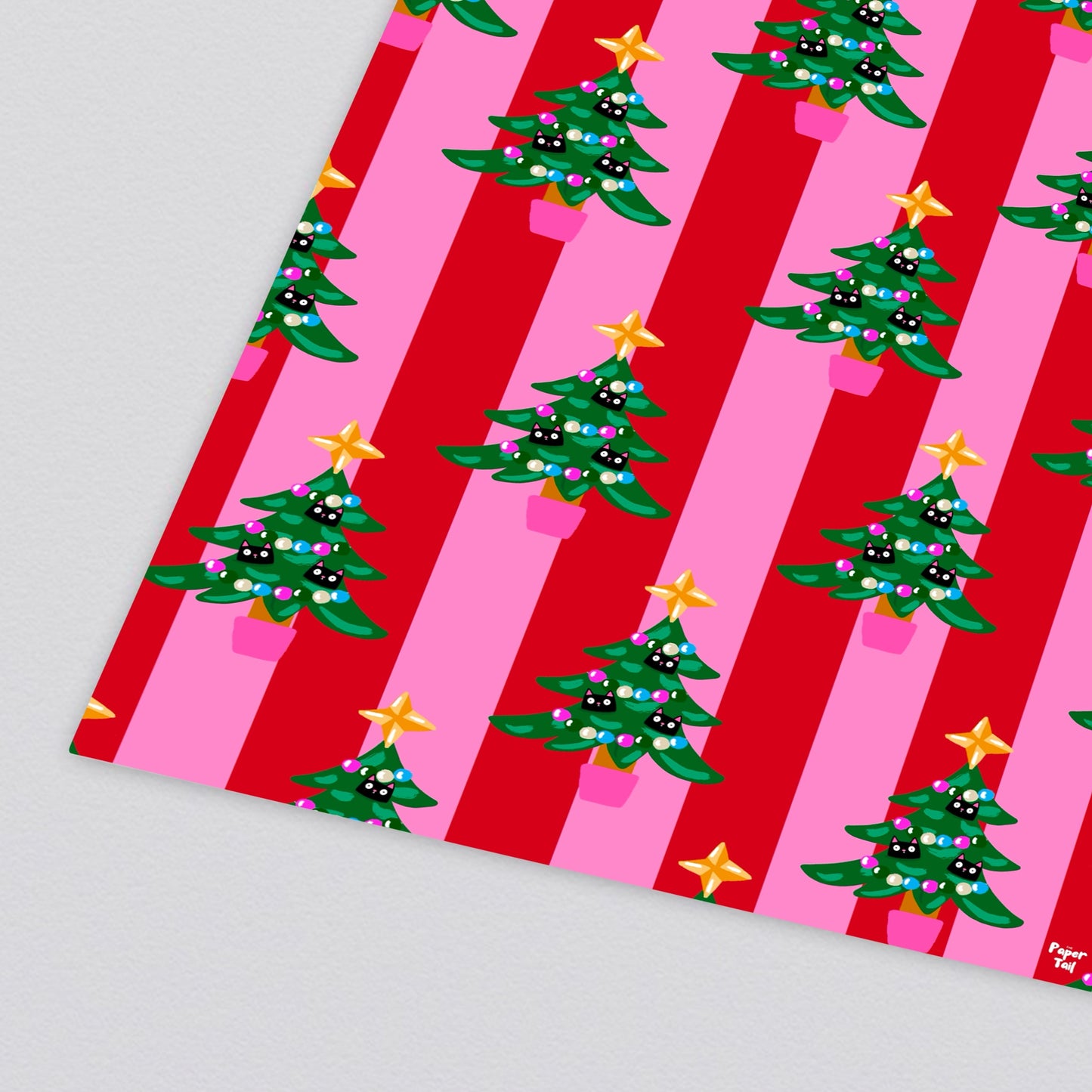 Christmas Cats Wrapping Paper