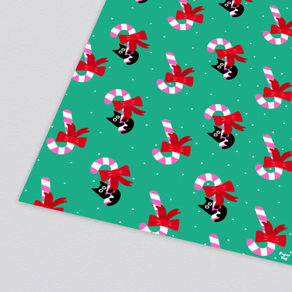 Christmas Cats Wrapping Paper