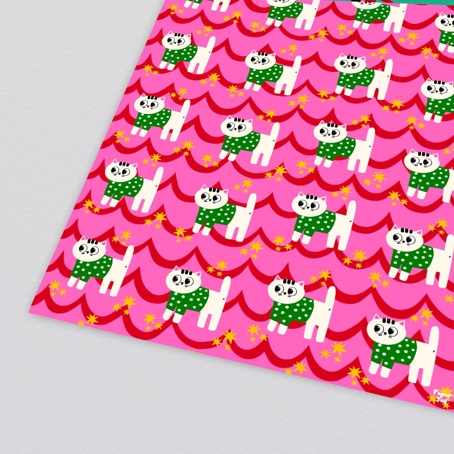 Christmas Cats Wrapping Paper