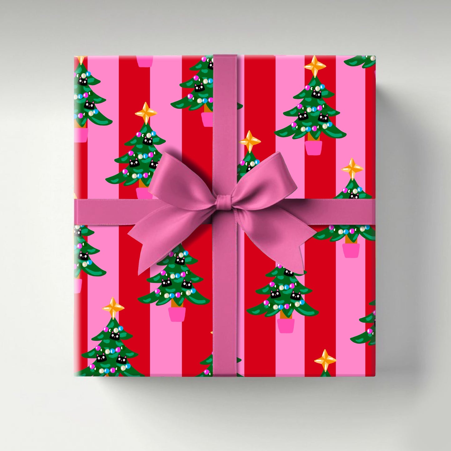 Christmas Cats Wrapping Paper