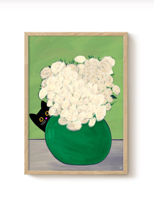 Vincent The Cat print
