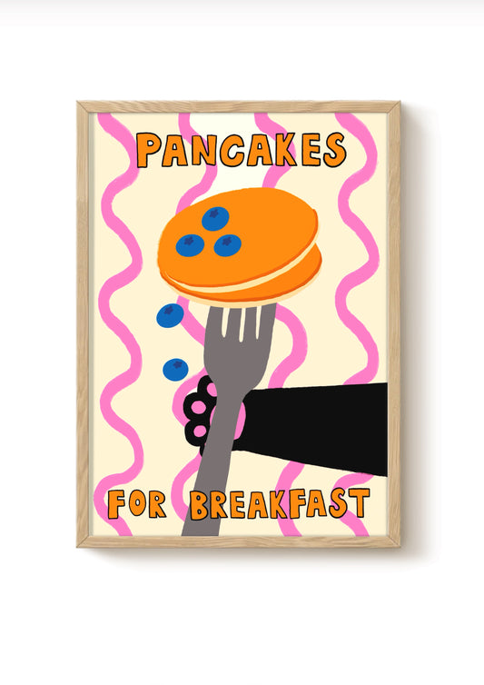 Pancakes For Breakfast Print