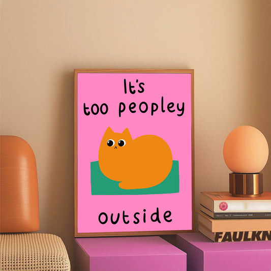 Too Peopley print