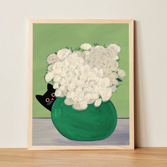 Vincent The Cat print