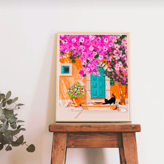Blue Door print