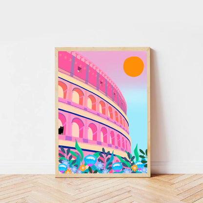 Rome Cat print