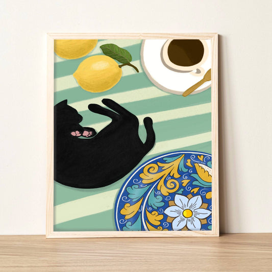 Coffee and Lemons print