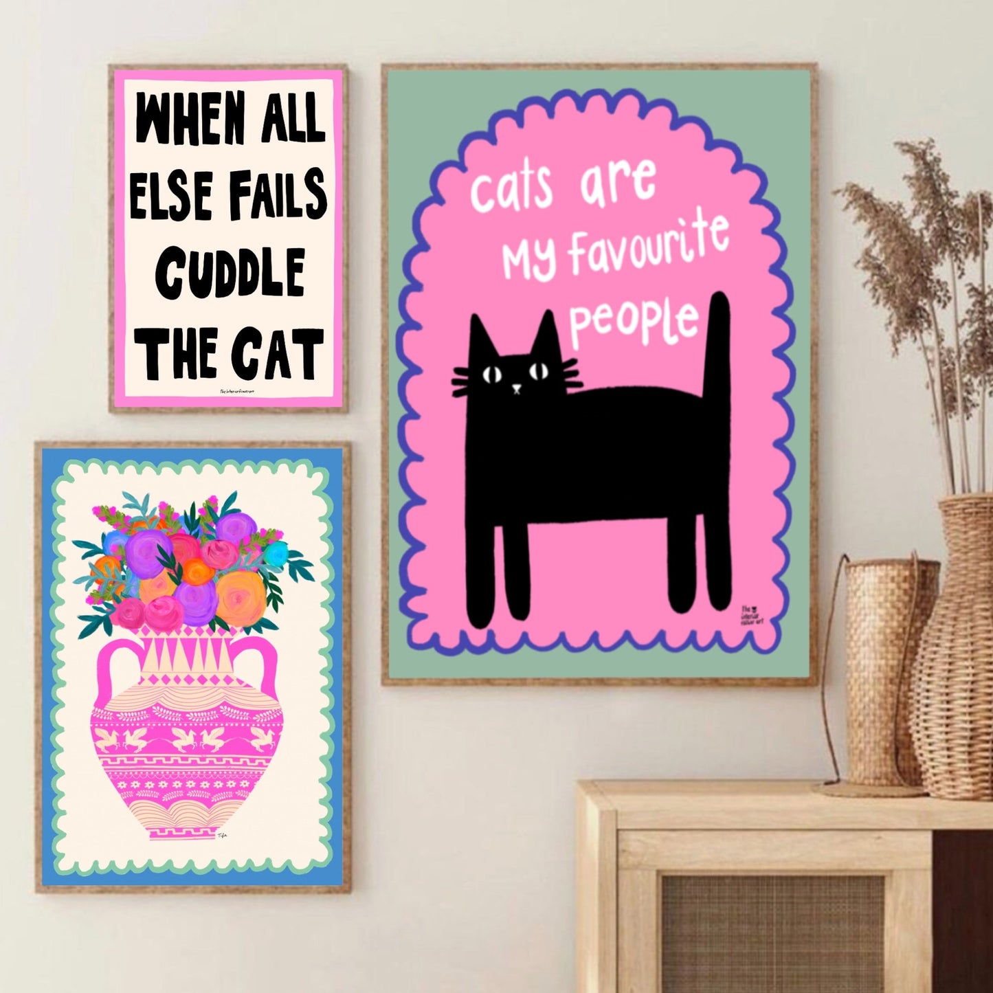Cats Are My Favourite People print