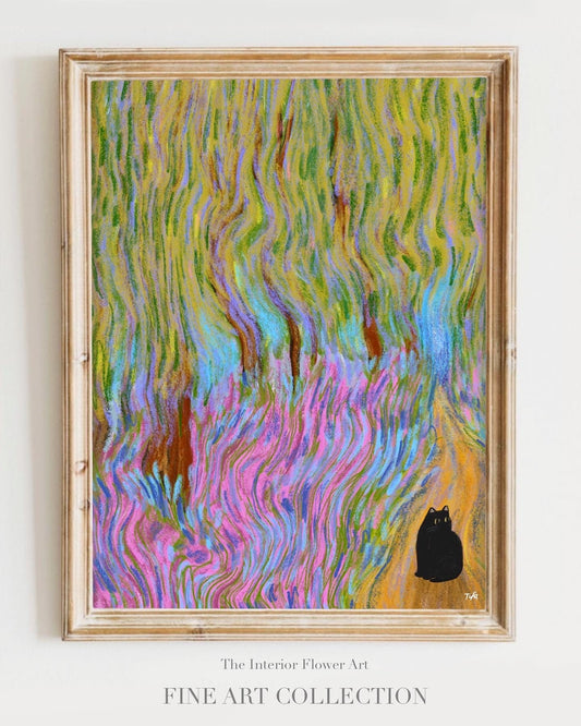 Forrest Cat print