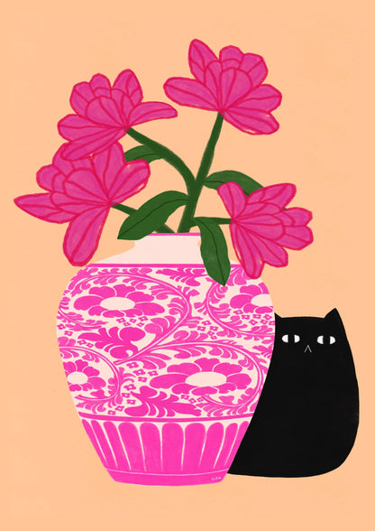 Moody Cat print