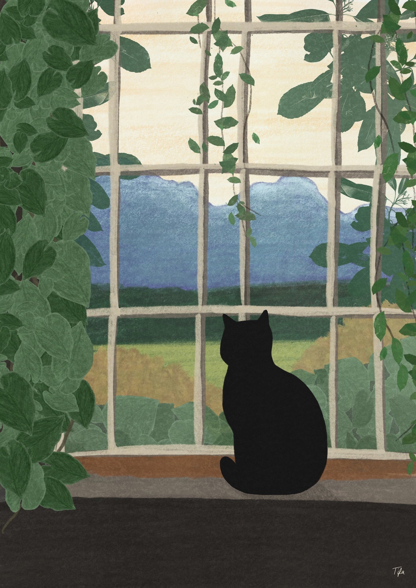Mountain View print