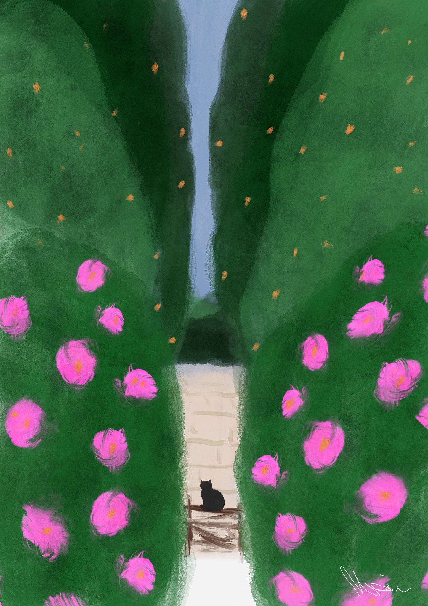 The Rose Garden print