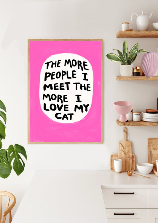 I Love My Cat print