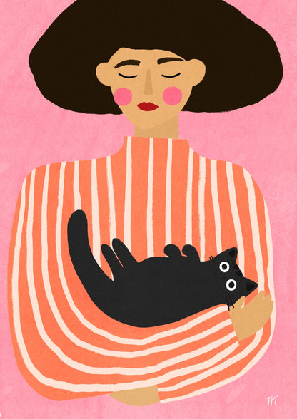 Cat Cuddles print