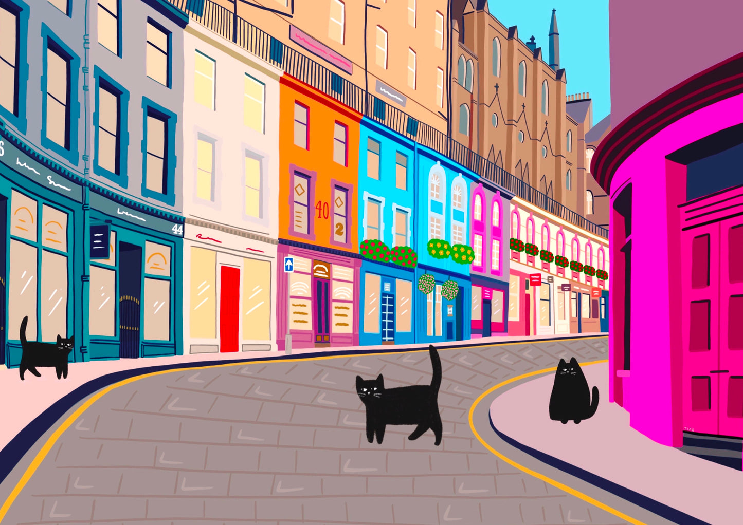 Edinburgh Street print