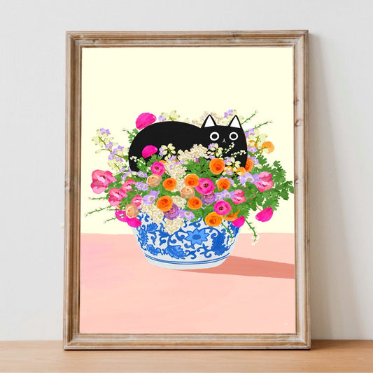 Flower Bed print