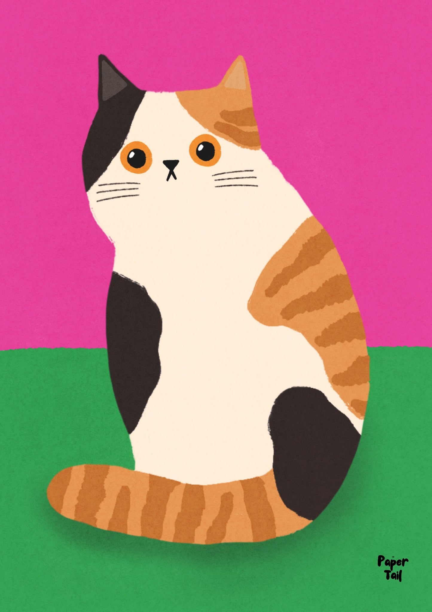 Sitting Cat print