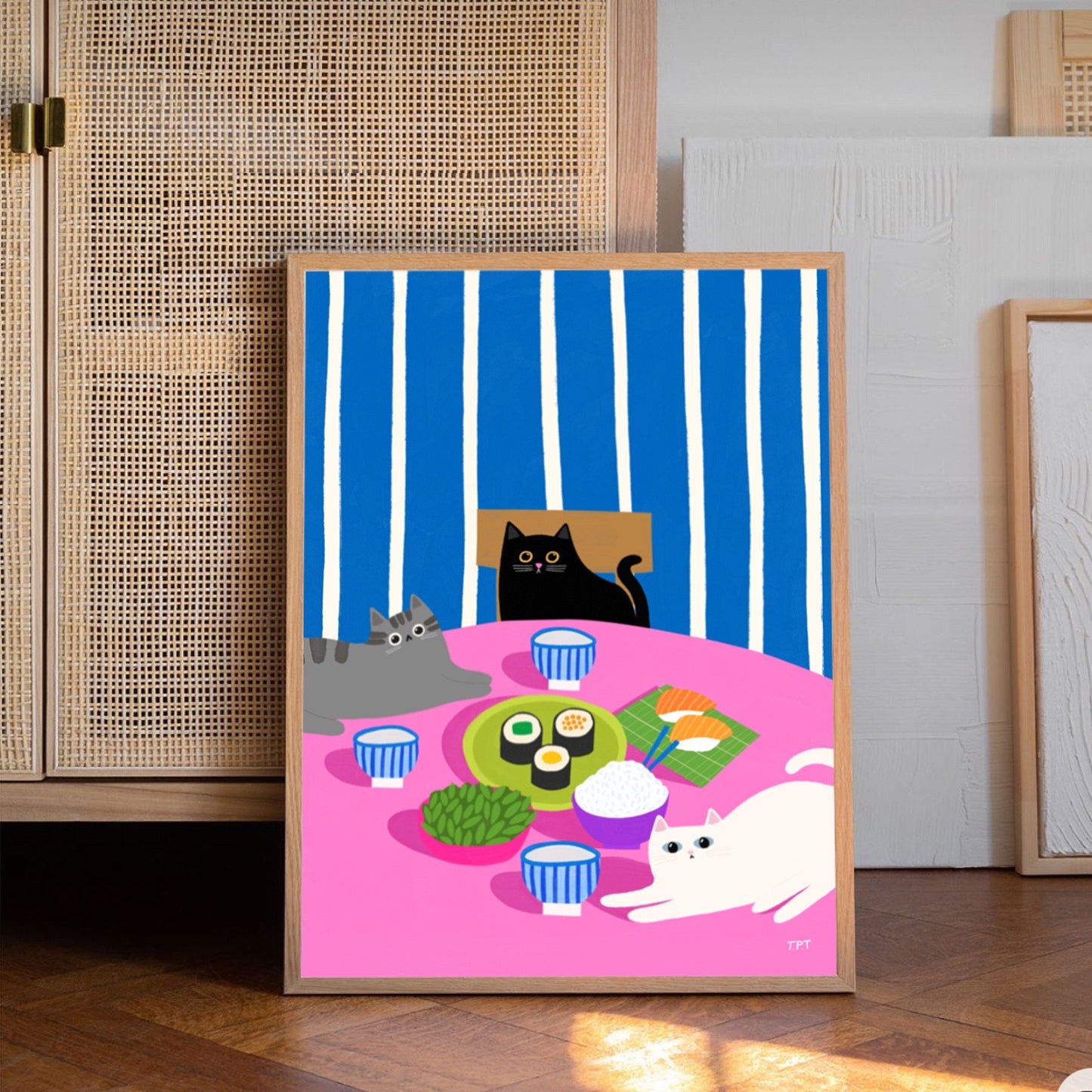 Cats Do Sushi print