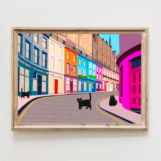 Edinburgh Street print