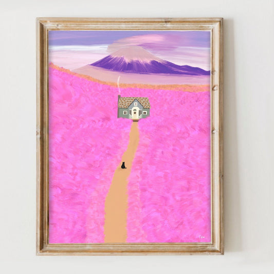 Purple Mountain print