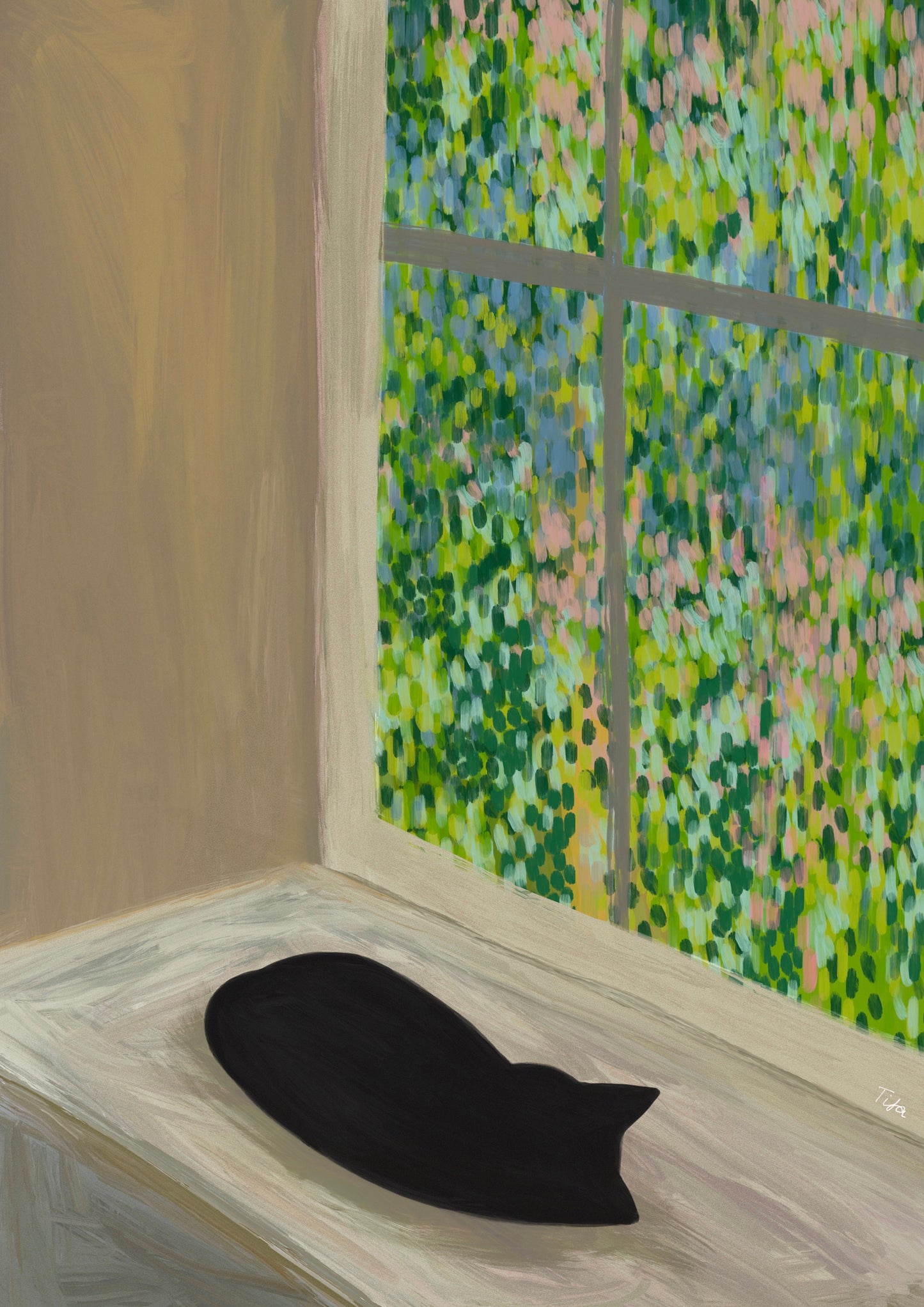 Window Nap Print