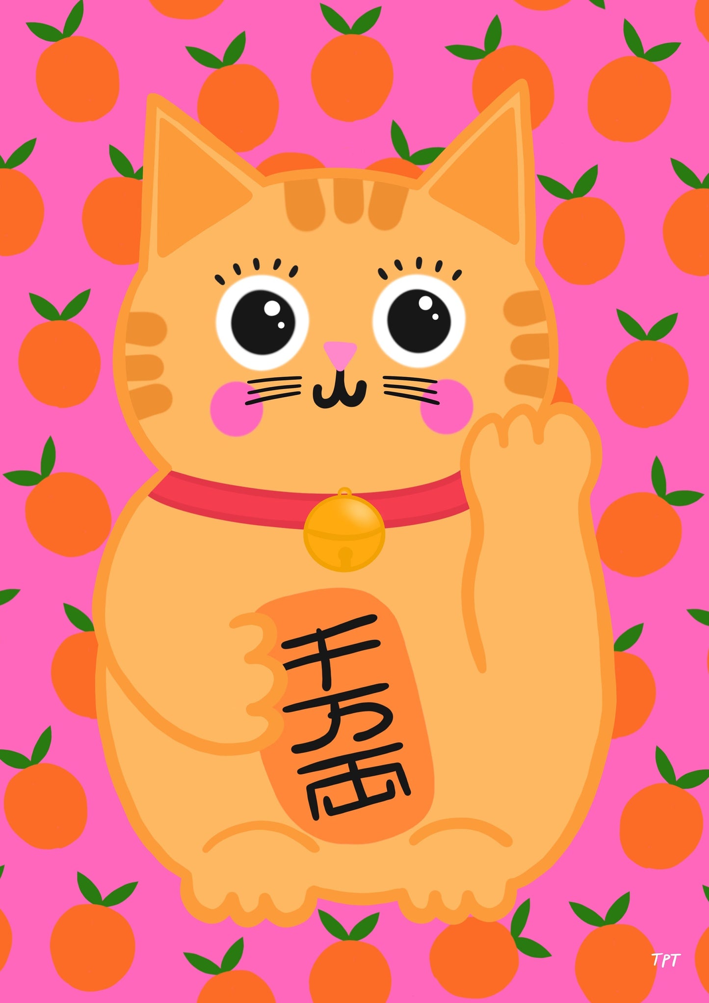 Lucky Cat Print