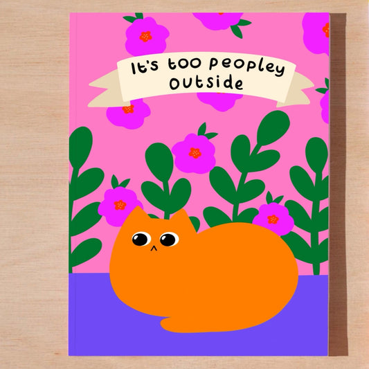 Too Peopley Outside Notebook