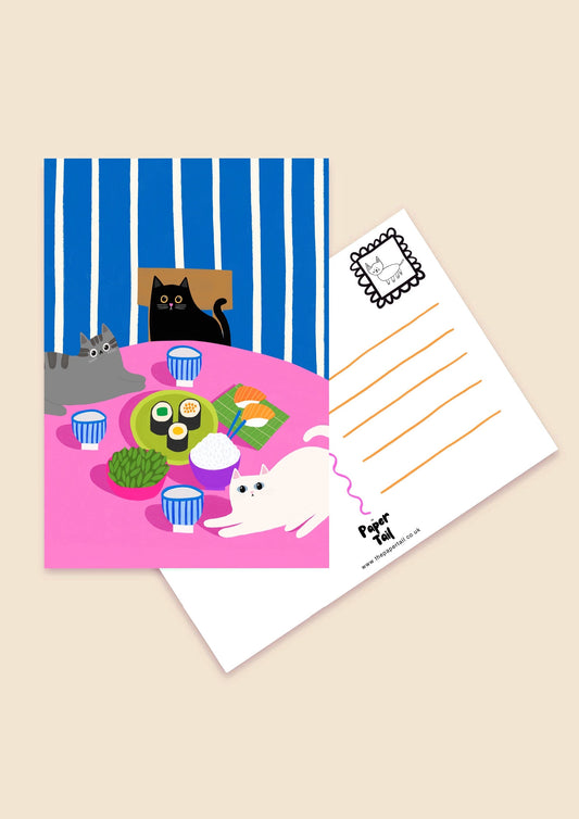 Cats Do Sushi postcard