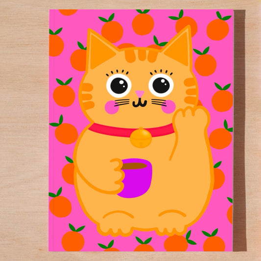 Lucky Cat Notebook