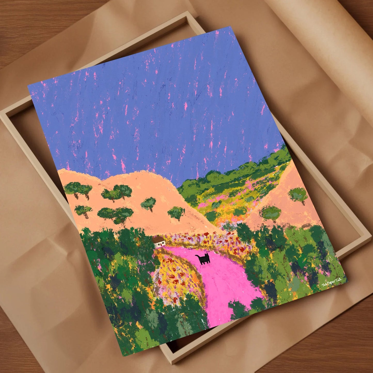 The White Cottage Print