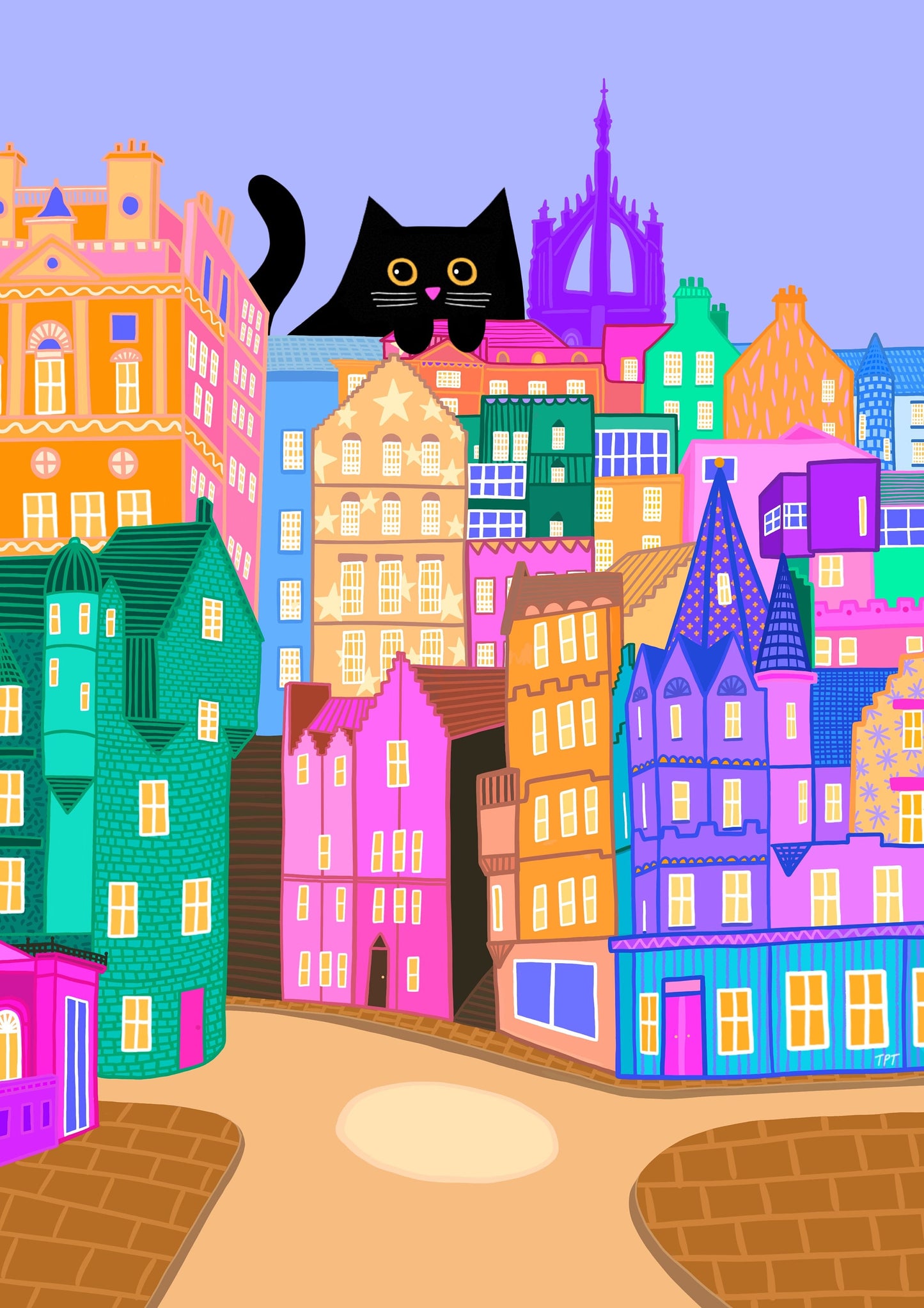 Colourful Edinburgh Print