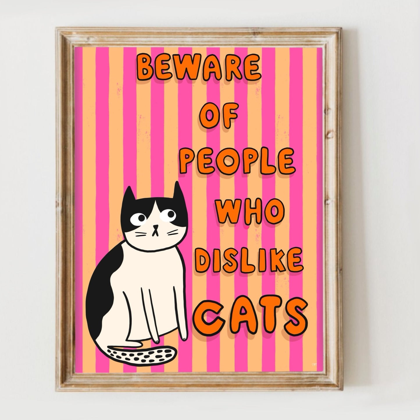 Beware Of People Print